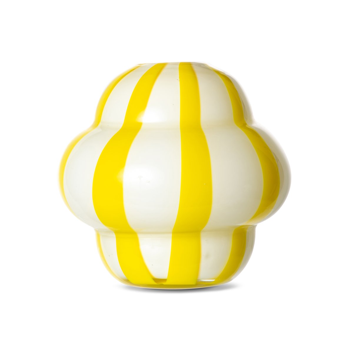 Curlie maljakko 20 cm Keltainen
