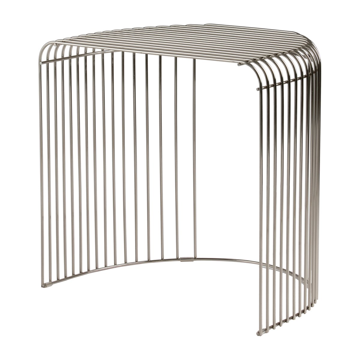 Curva pöytä 45 cm Hopea