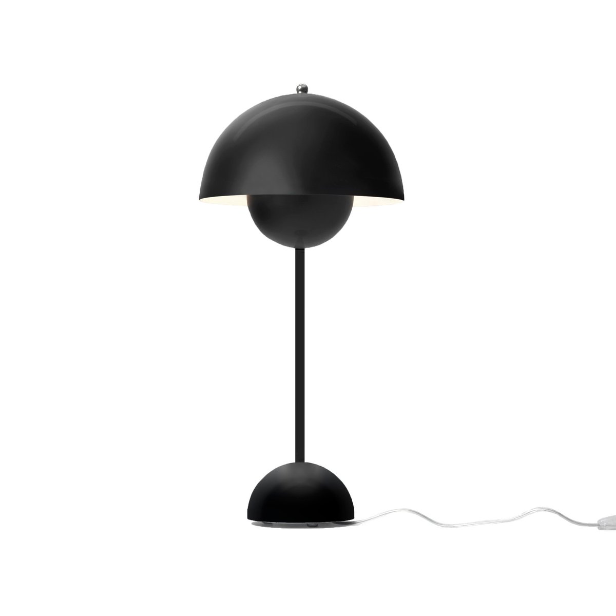 FlowerPot VP3 pöytävalaisin matta musta