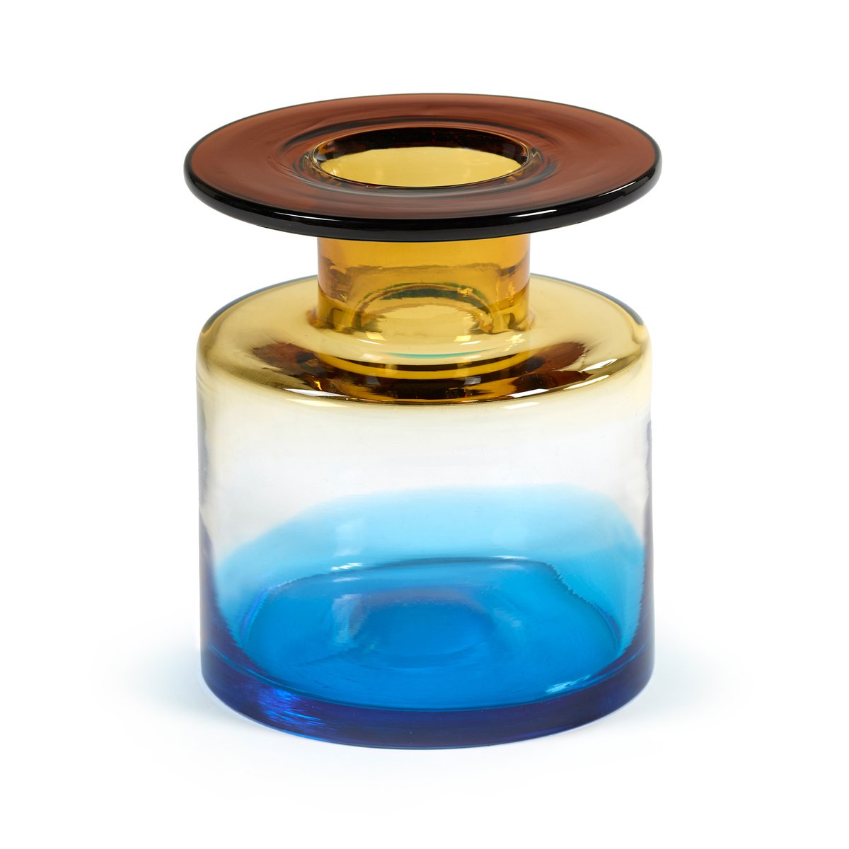 Wind & Fire -maljakko 22 cm Blue-amber