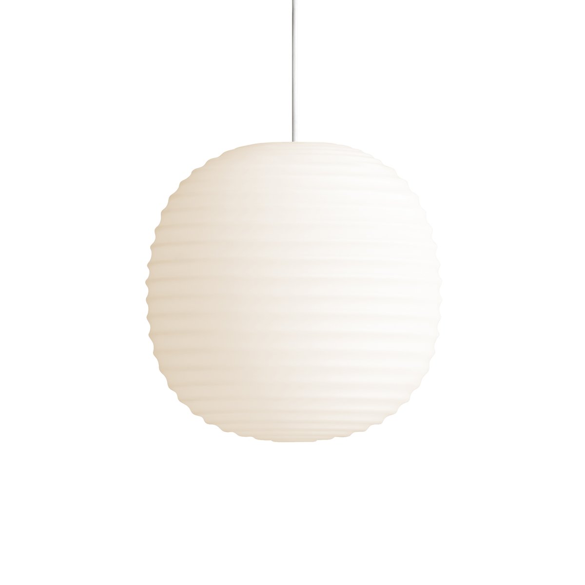 Lantern riippuvalaisin small Frosted white opal glass