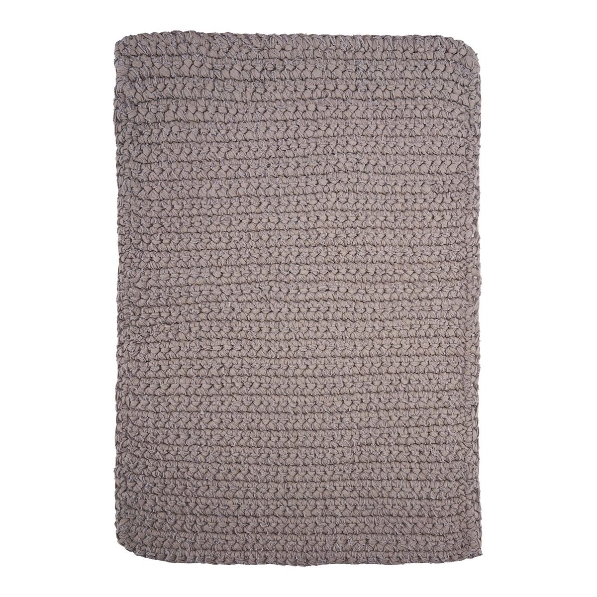 Crochet matto, 60 x 90 cm Harmaa