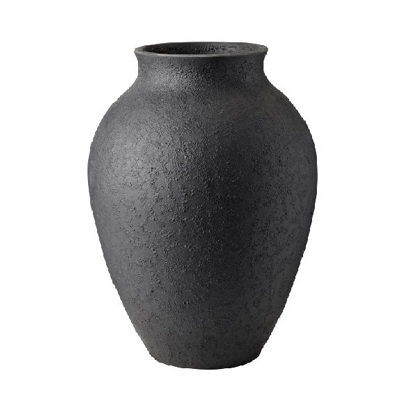 Knabstrup maljakko 20 cm Musta