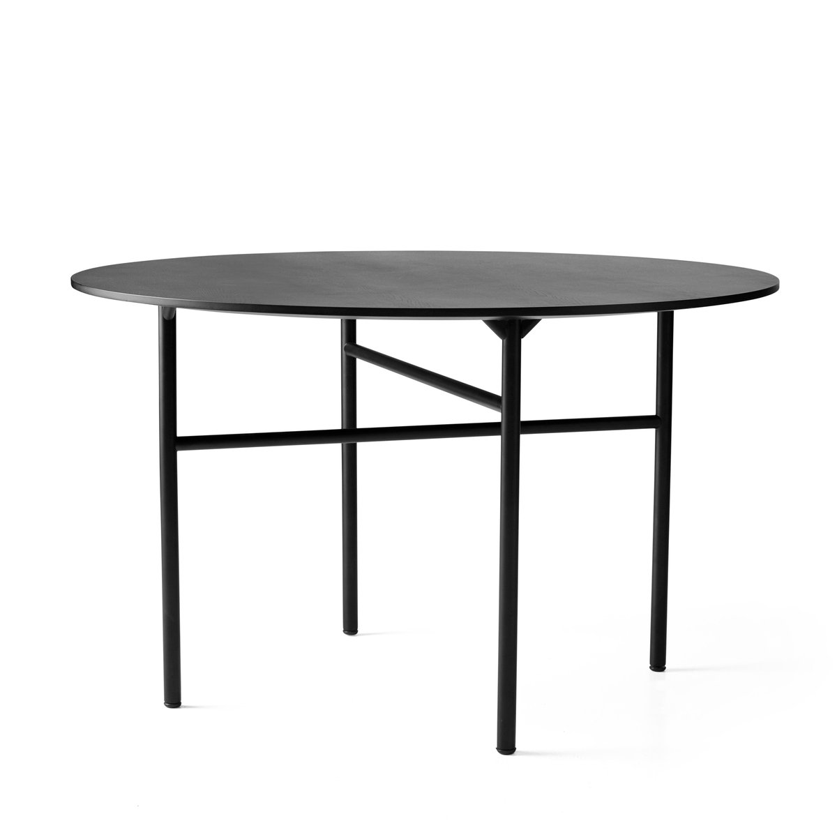 Snaregade pöytä pyöristää musta, Ø 120 cm