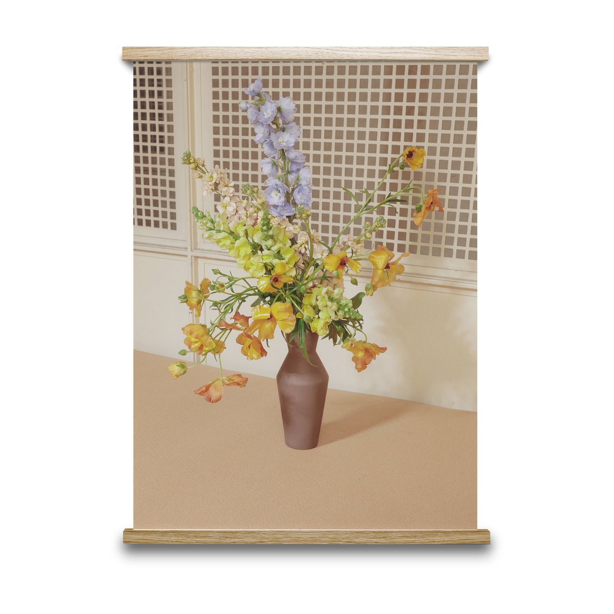 Blomst 06 beige juliste 30 x 40 cm