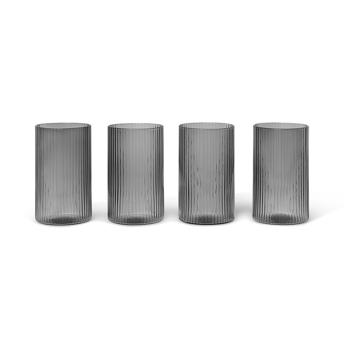 Ripple verrines juomalasi 14 cl 4-pack Smoked grey