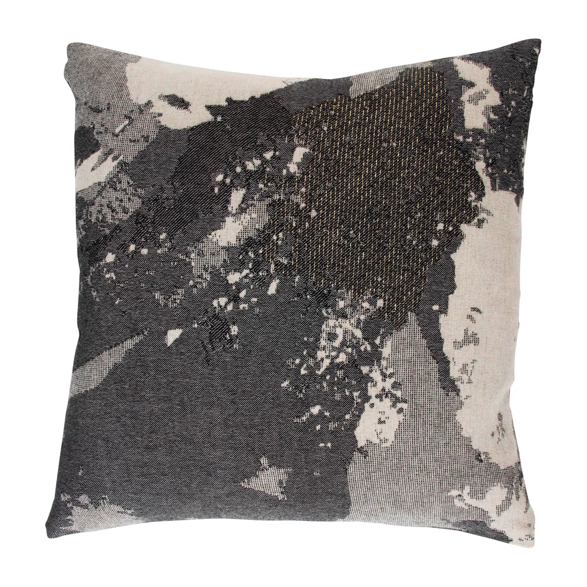 Floreo tyyny 45x45 cm Valkoinen-harmaa