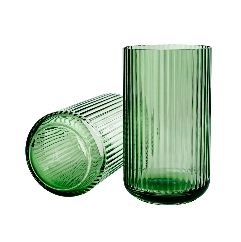 Lyngby maljakko lasi Copenhagen green 31 cm