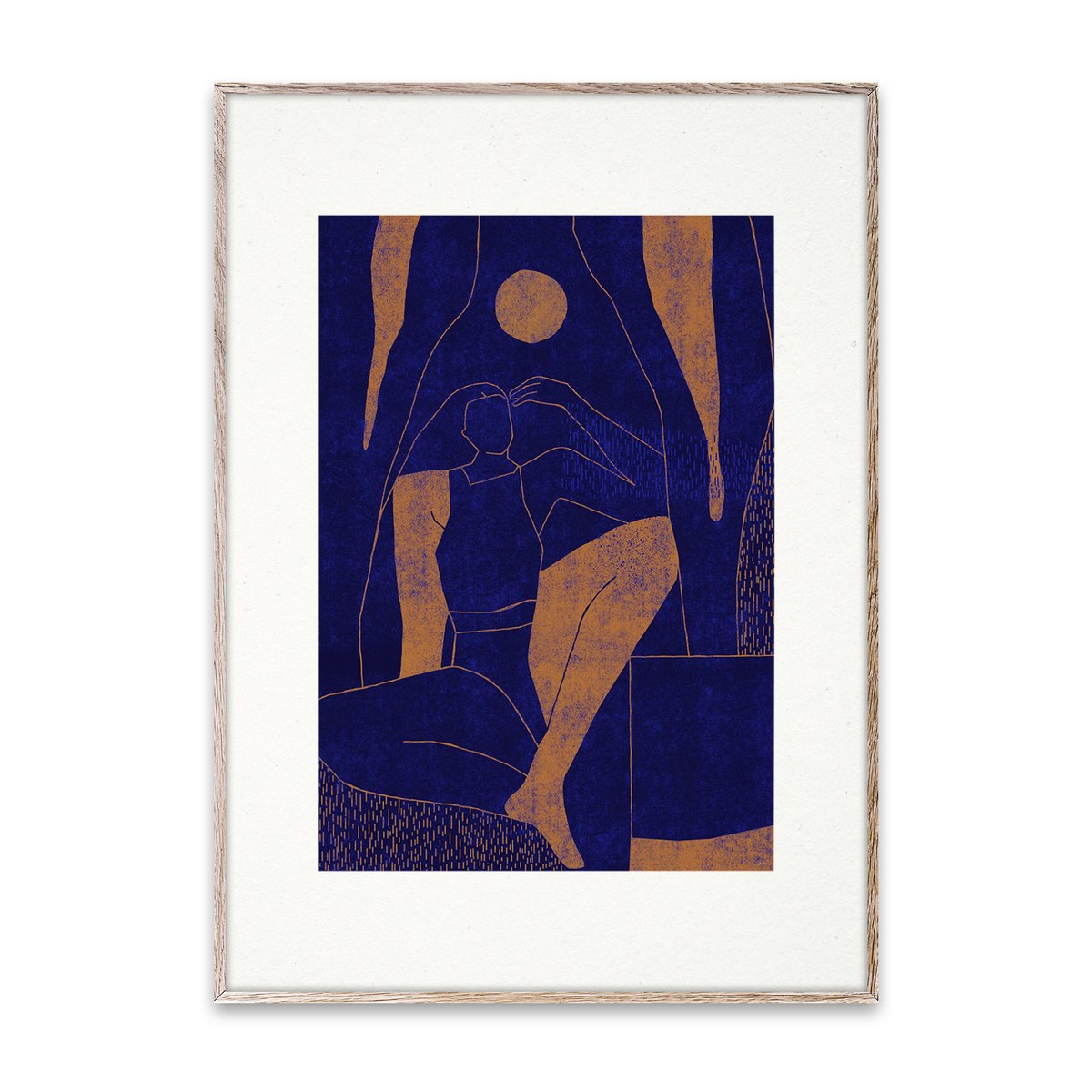 Mujer y Calor 01 juliste 30x40 cm