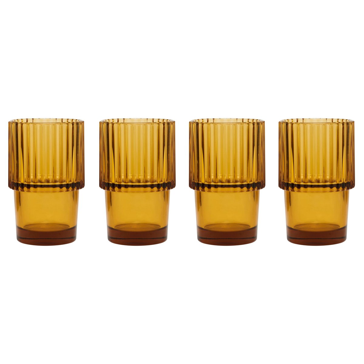 Rills juomalasi, 4-pakkaus Amber