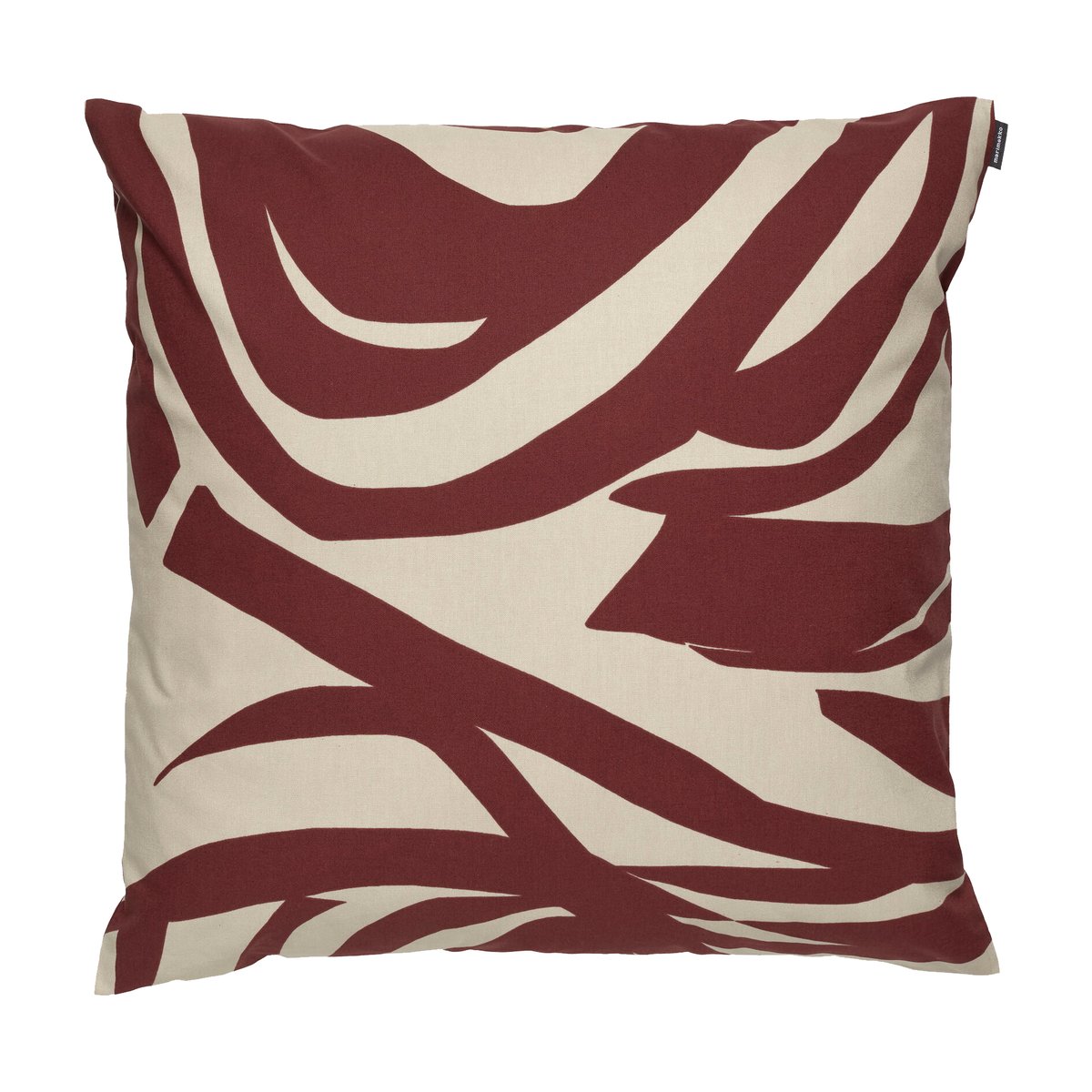 Jokuraita tyynynpäällinen 50x50 cm Beige-Ruskea