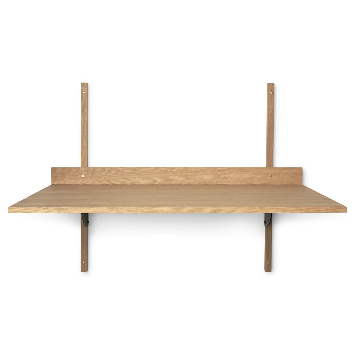 Sector kirjoitustaso Oak-black brass