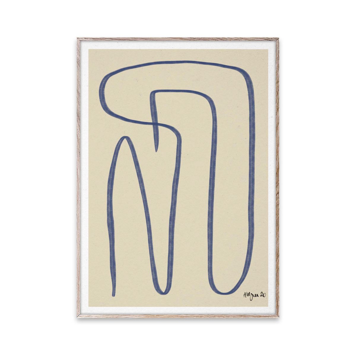 Different Ways -juliste, sininen 30x40 cm