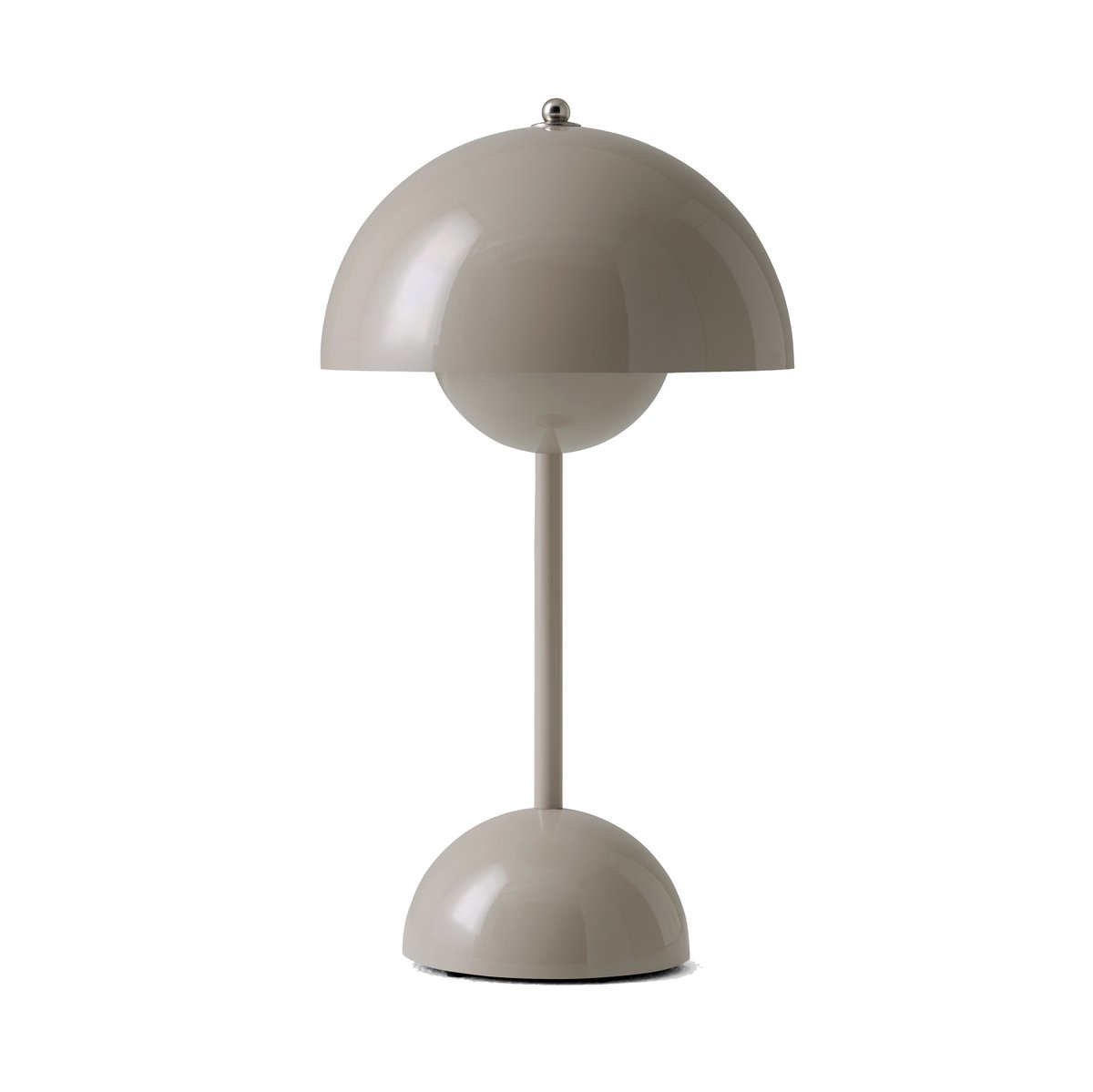 Flowerpot kannettava pöytävalaisin VP9 Grey beige