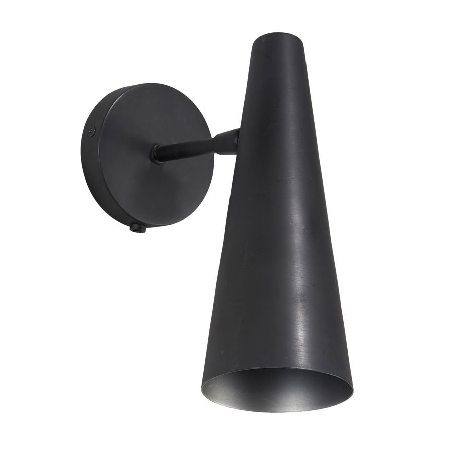 Precise seinälamppu, mattamusta 21 cm