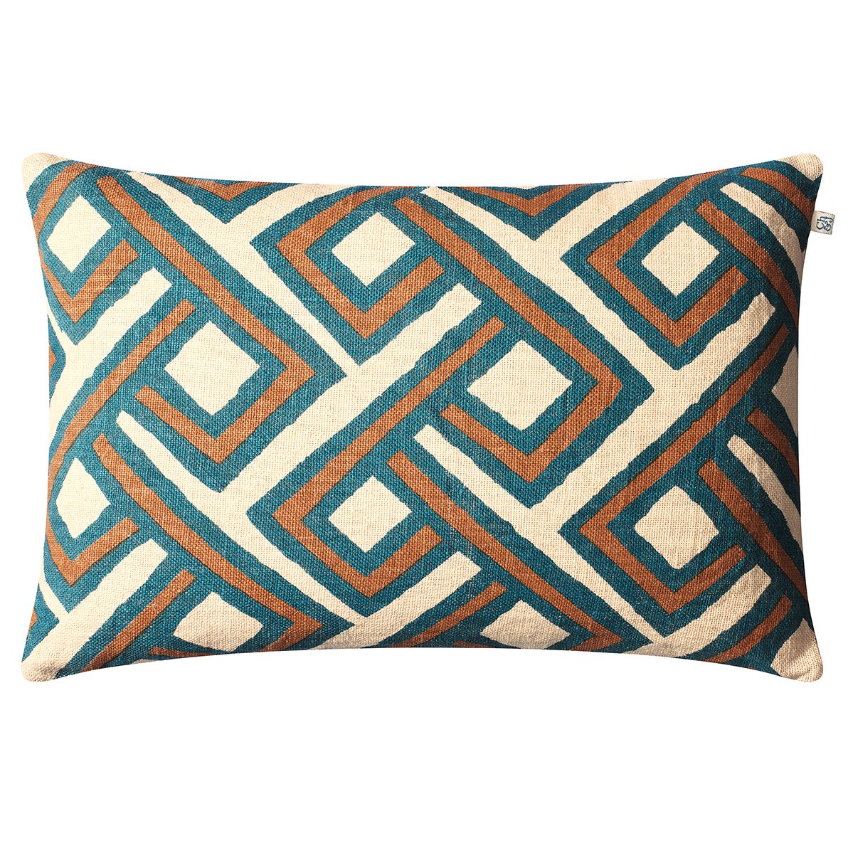 Lanka tyynynpäällinen, 40 x 60 cm Palace blue-taupe