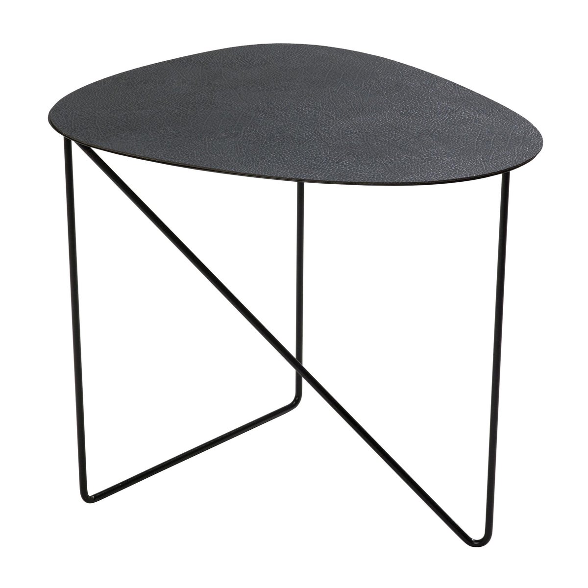 Curve Hippo -sivupöytä, L Black-anthracite