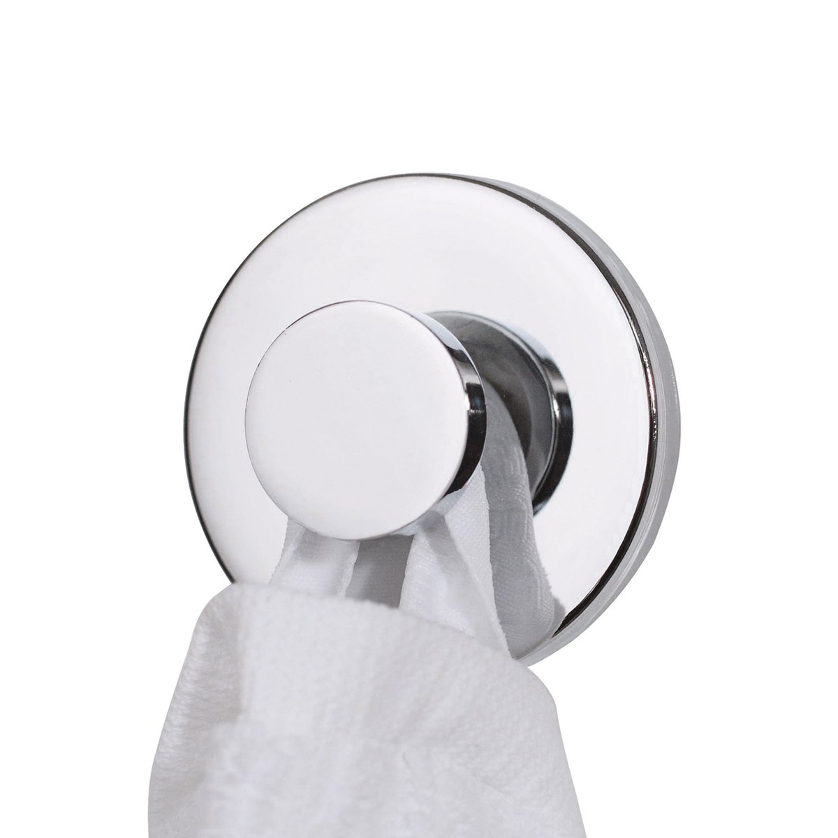 Invisible koukku pyöreä Ø 5 cm Ruostumaton teräs