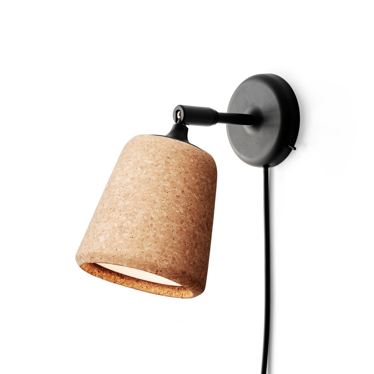 Materiaali seinävalaisin Natural cork