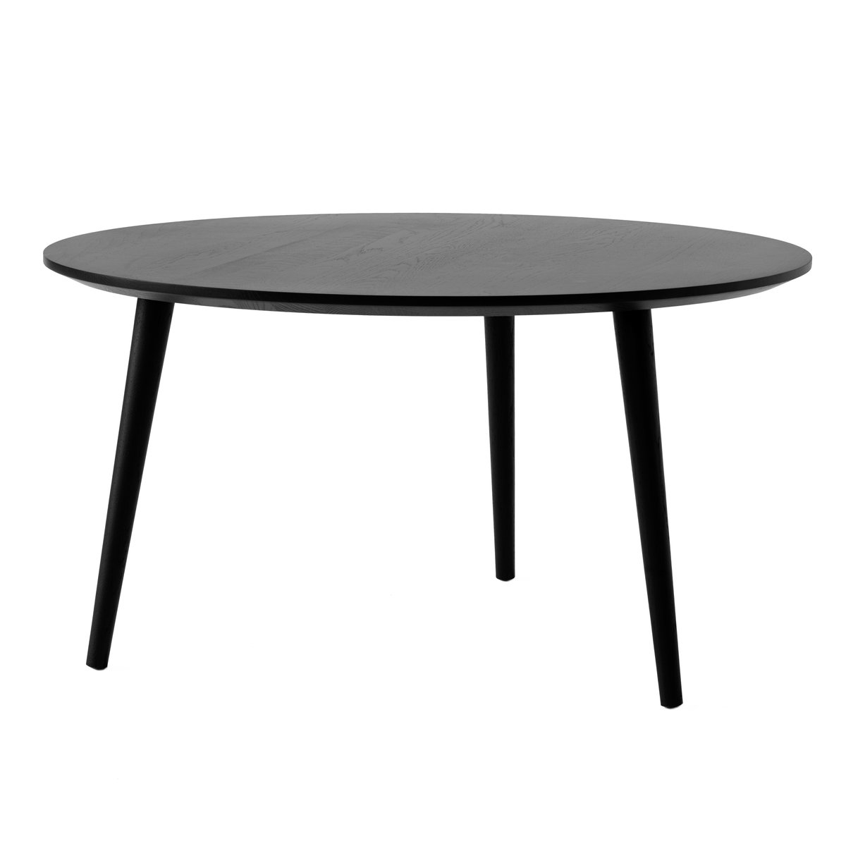 In Between -sohvapöytä SK15 Ø 90 cm Black lacquered oak