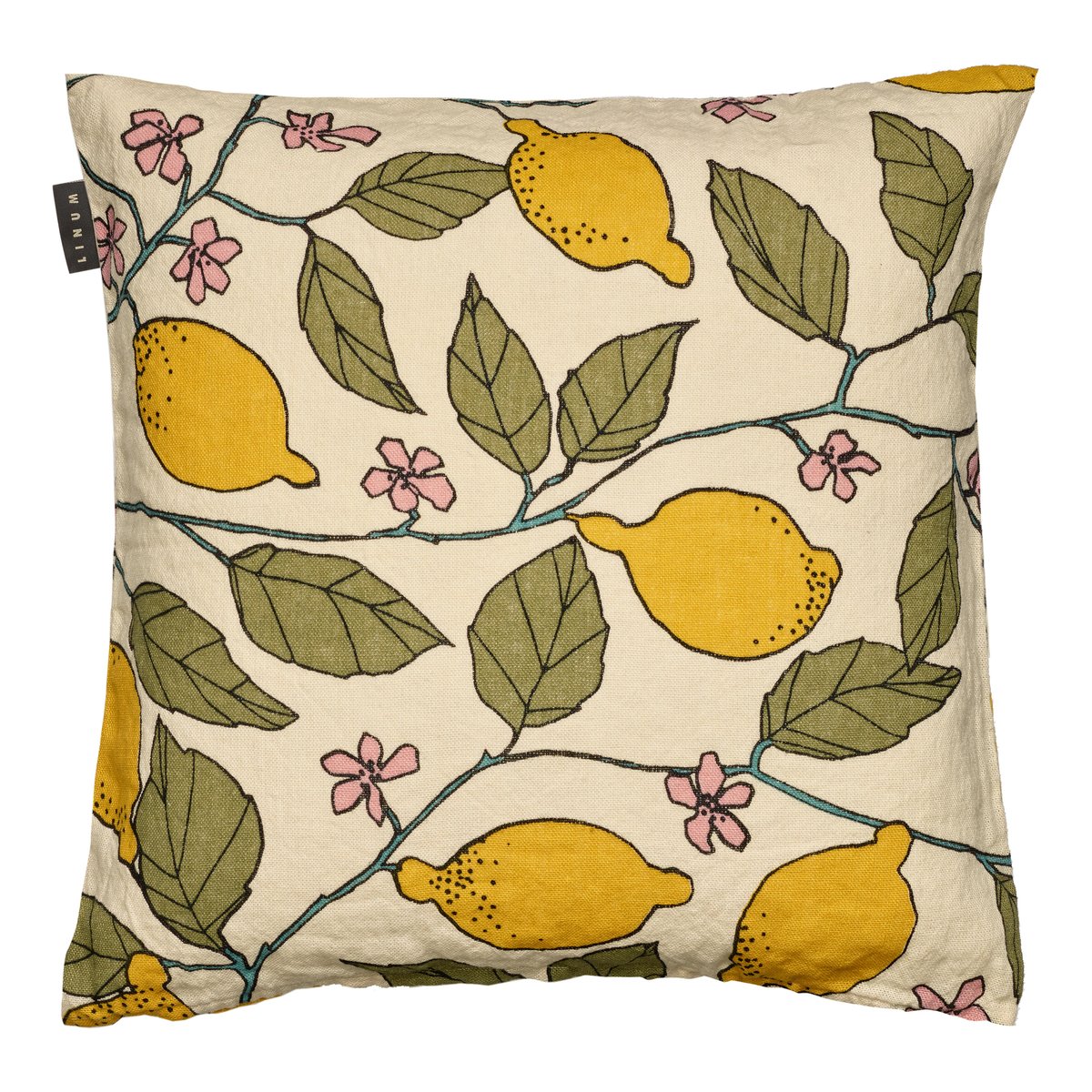 Isabella tyynynpäällinen, 50 x 50 cm sitruunat