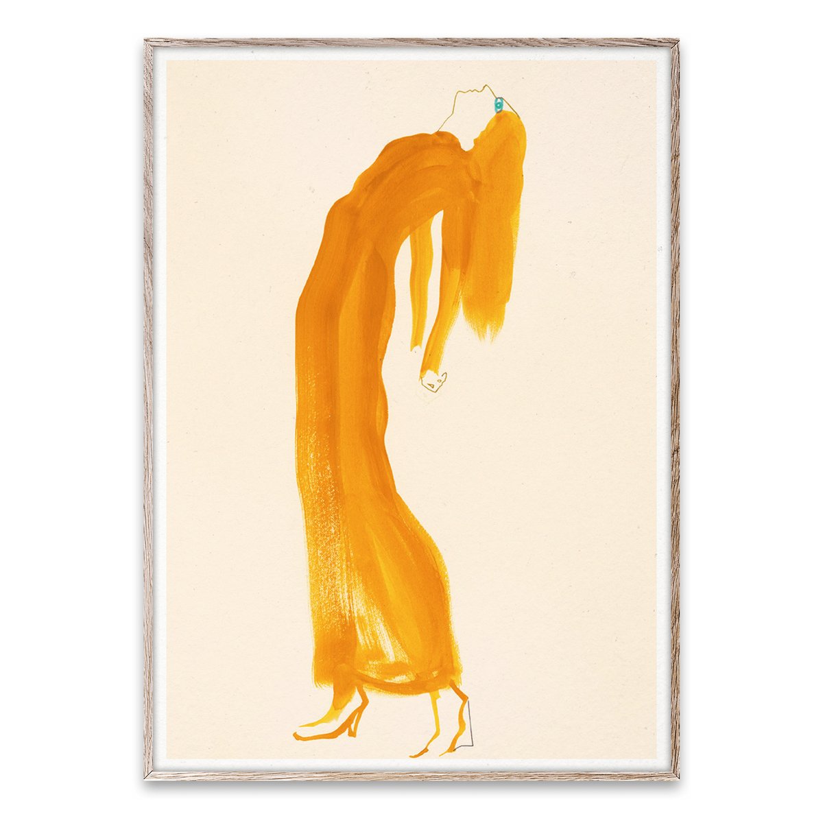 The Saffron Dress -juliste 50x70 cm