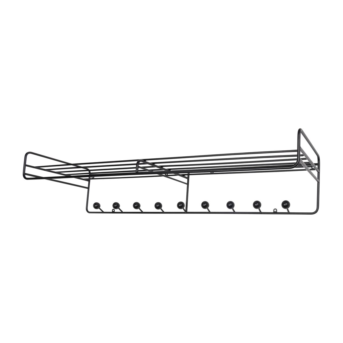 Bill Hat rack L hattuhylly Musta
