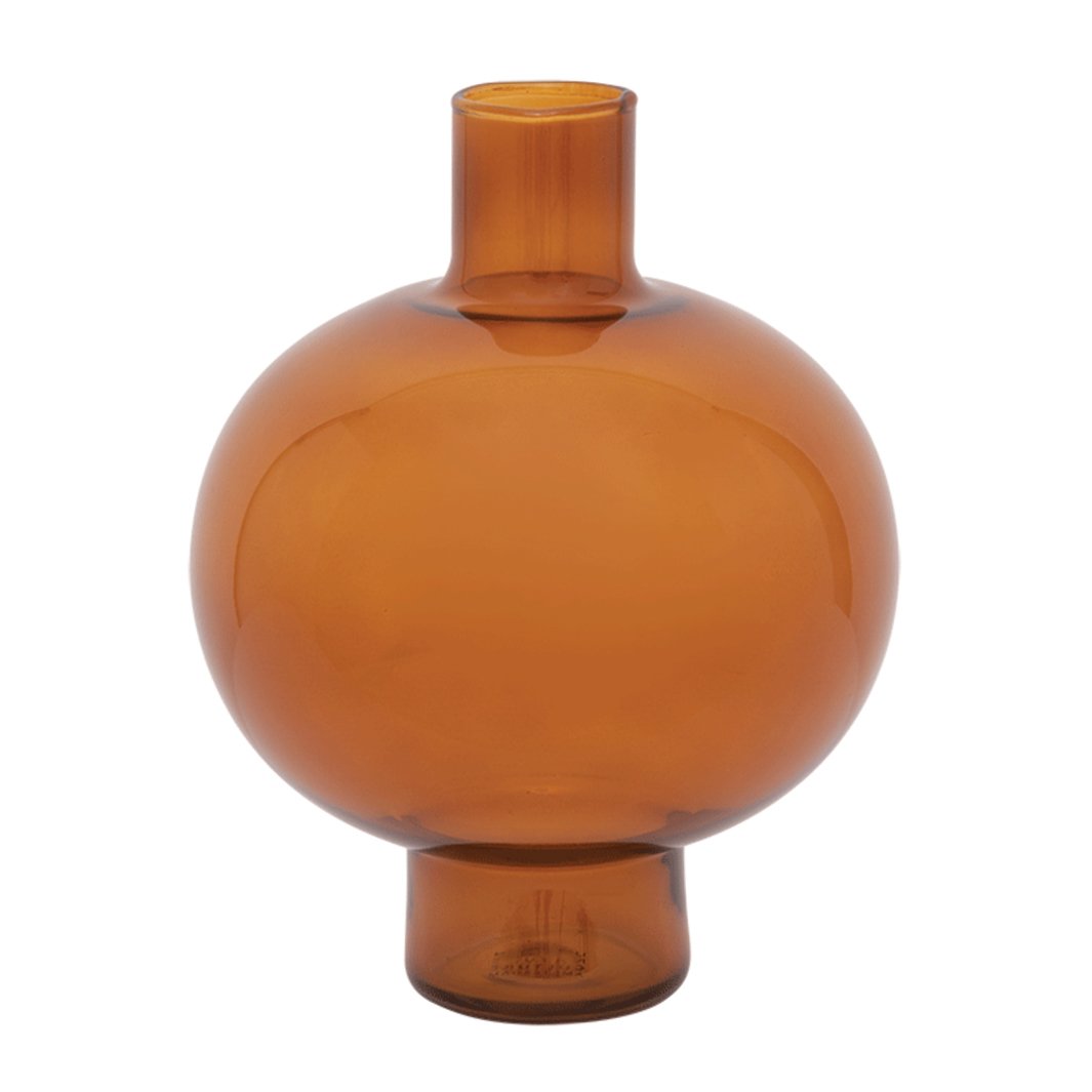 Round maljakko 20 cm Golden oak
