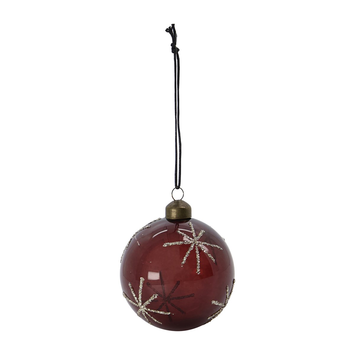 Star joulukoriste Ø8 cm Bordeaux