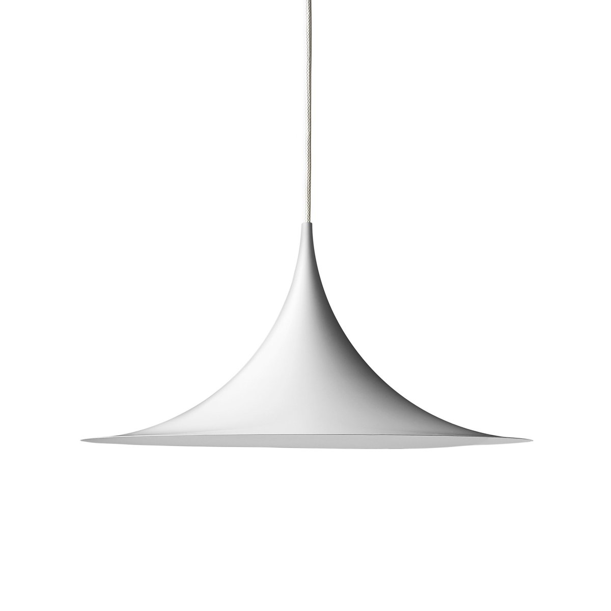 Semi valaisin Ø 60 cm valkoinen