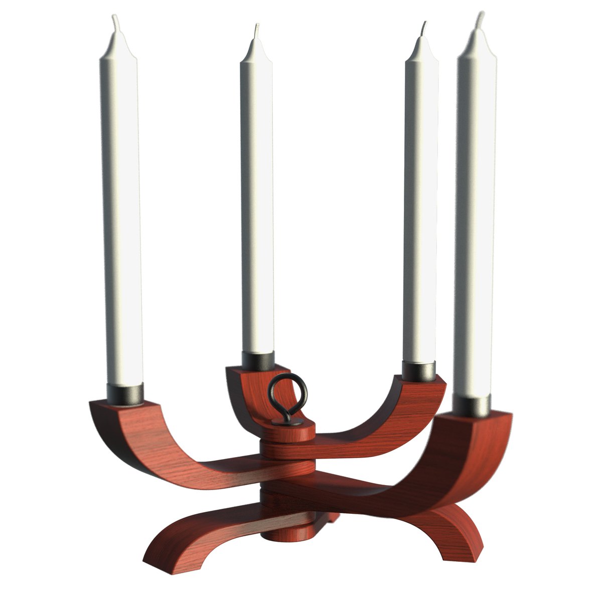 Nordic light -kynttilänjalka Limited Edition Punainen