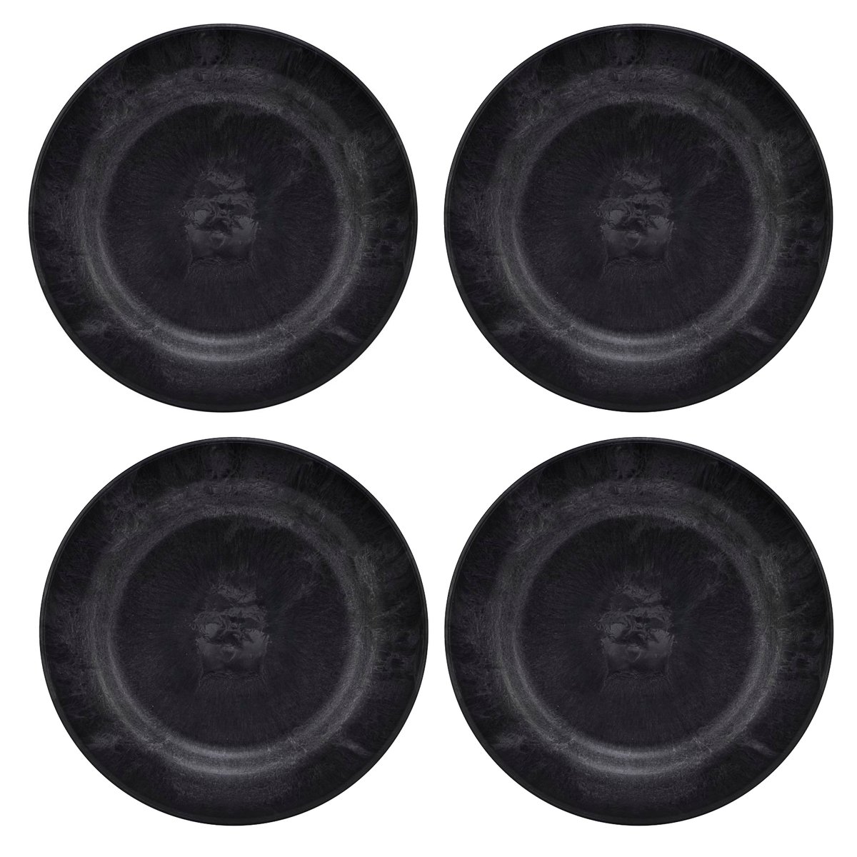 Serveur leipälautanen 18 cm, 4-pakkaus Musta