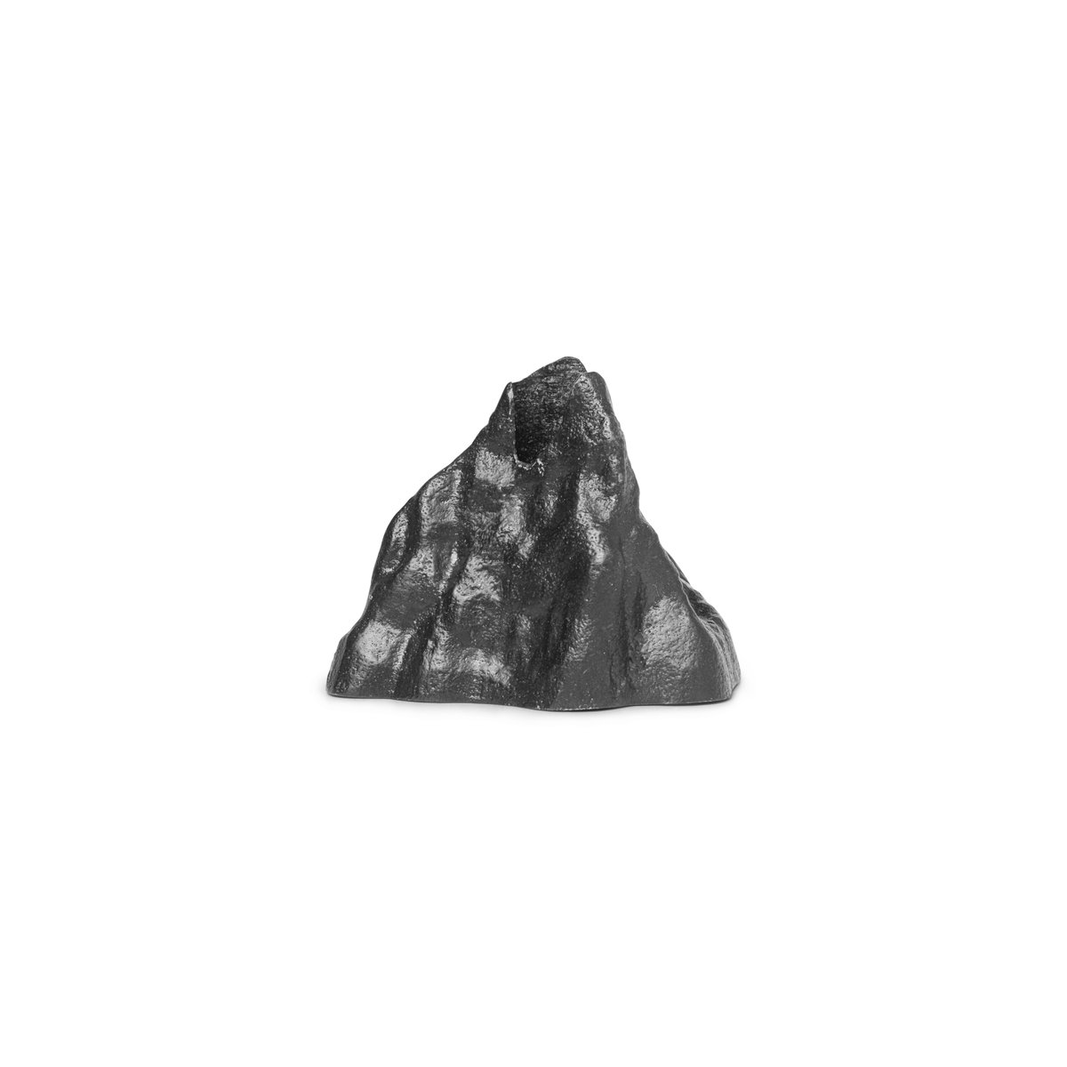 Stone kynttilänjalka 3,7 cm Musta alumiini