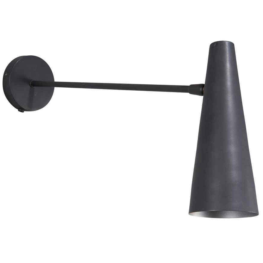 Precise seinälamppu, mattamusta 47 cm