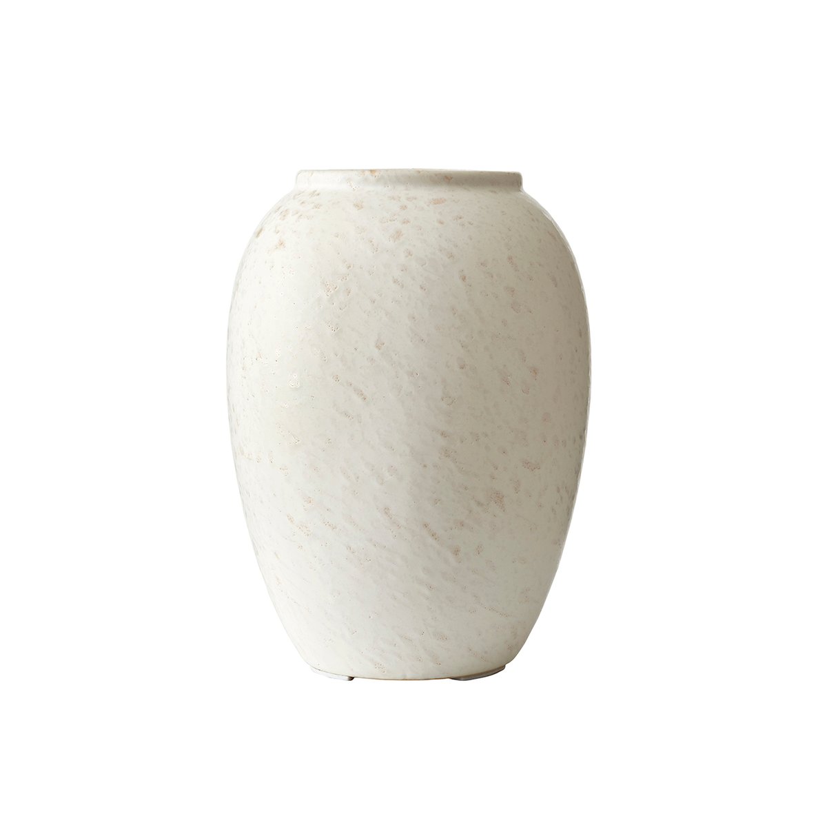 Bitz maljakko 20 cm Matta kermanvalkoinen