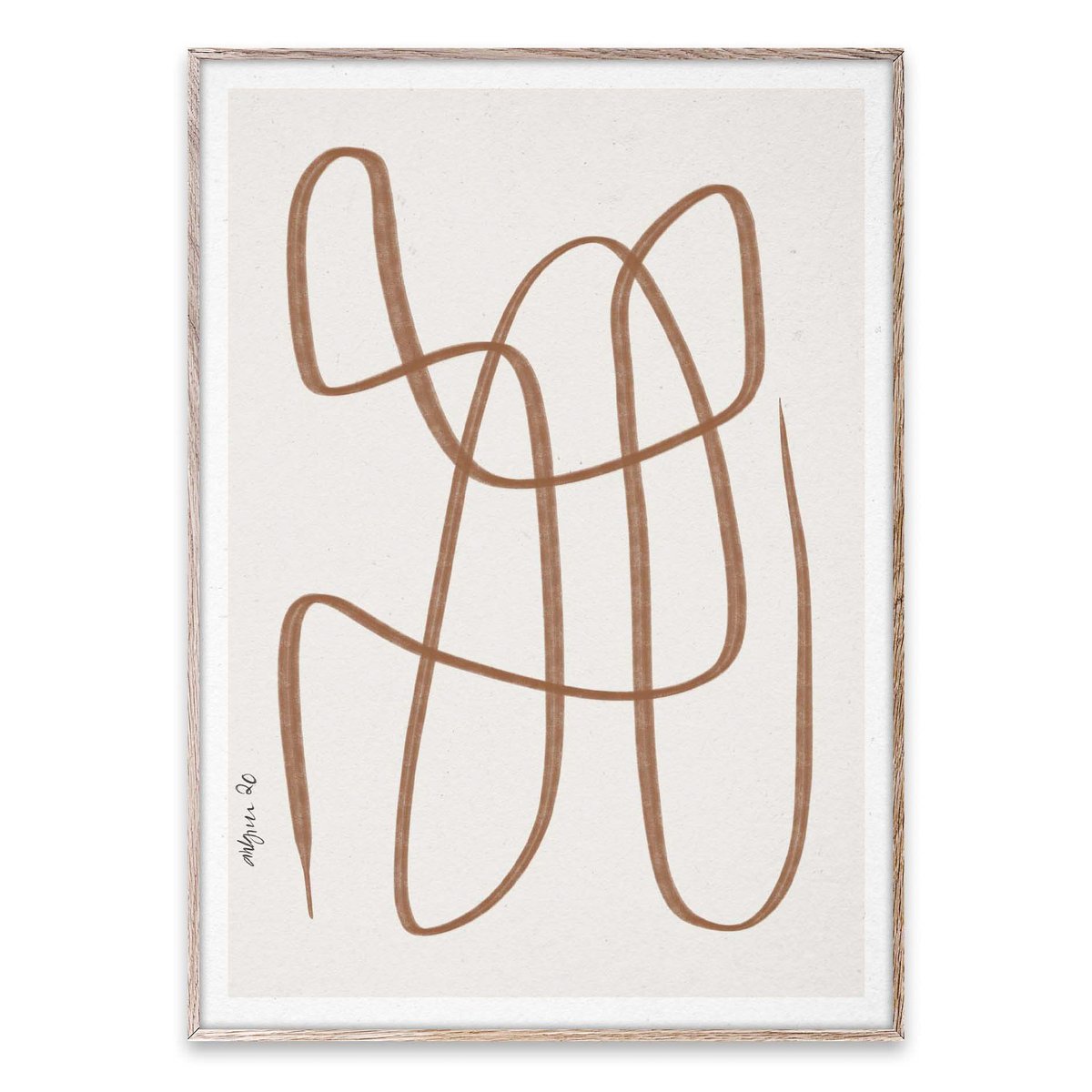 Different Ways -juliste, ruskea 50x70 cm