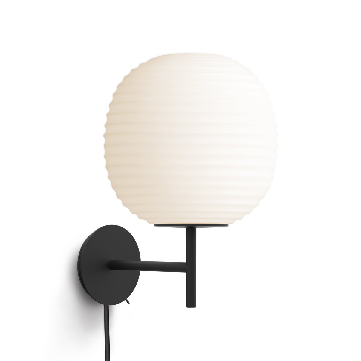 Lantern seinävalaisin small Frosted white opal glass