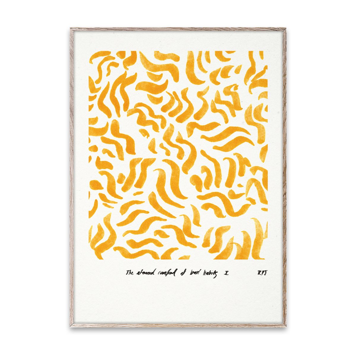 Comfort - Yellow juliste 50x70 cm