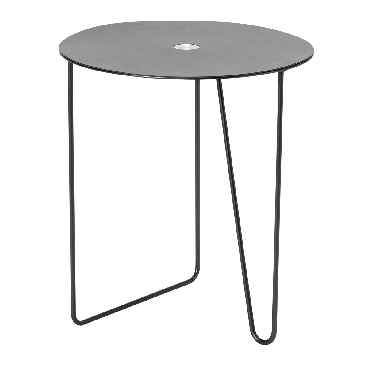 Turntable Nupo sivupöytä, M Anthracite-light grey