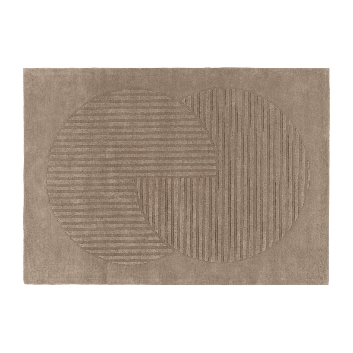 Levels villamatto circles harmaa 170x240 cm