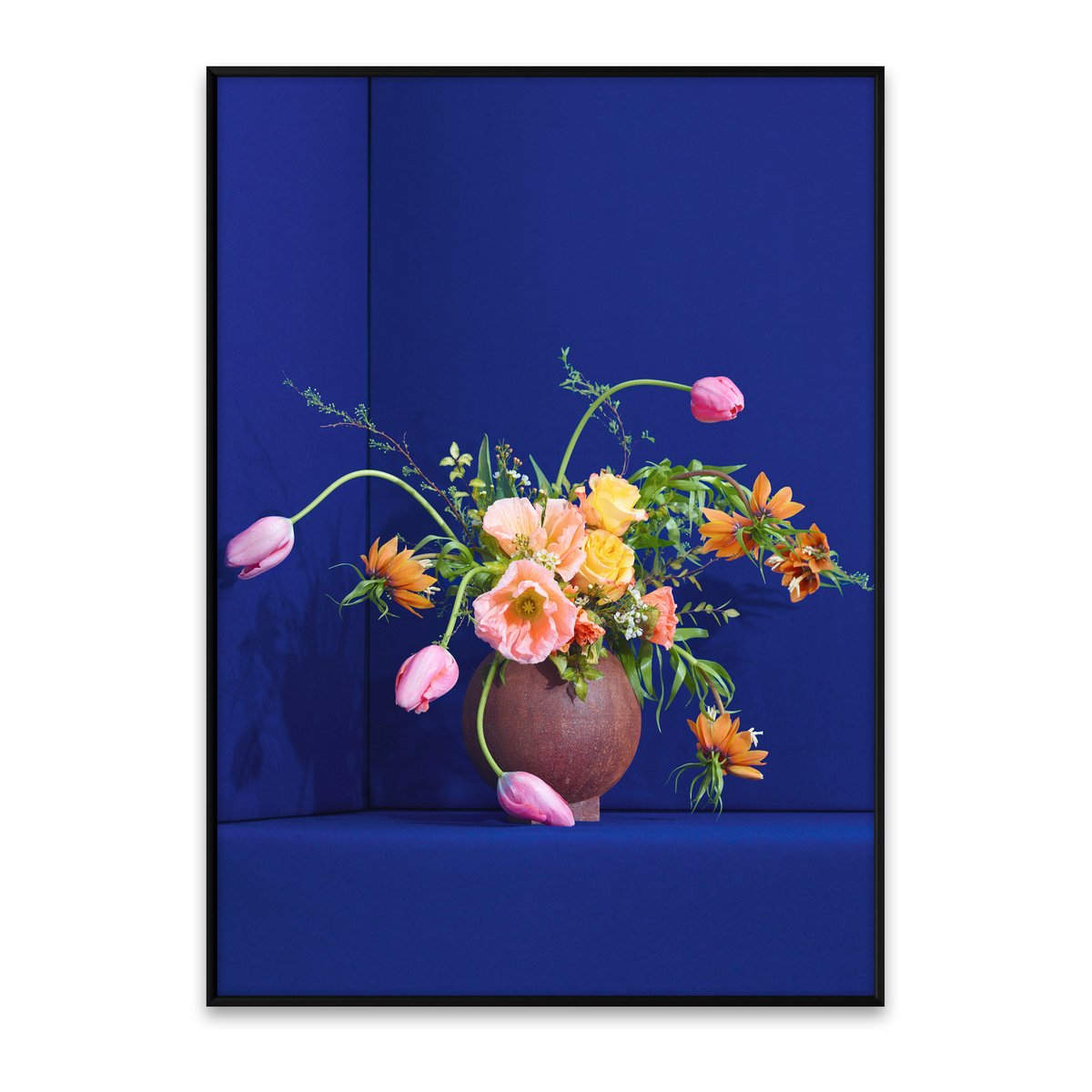Blomst 01 Blue juliste 50x70 cm
