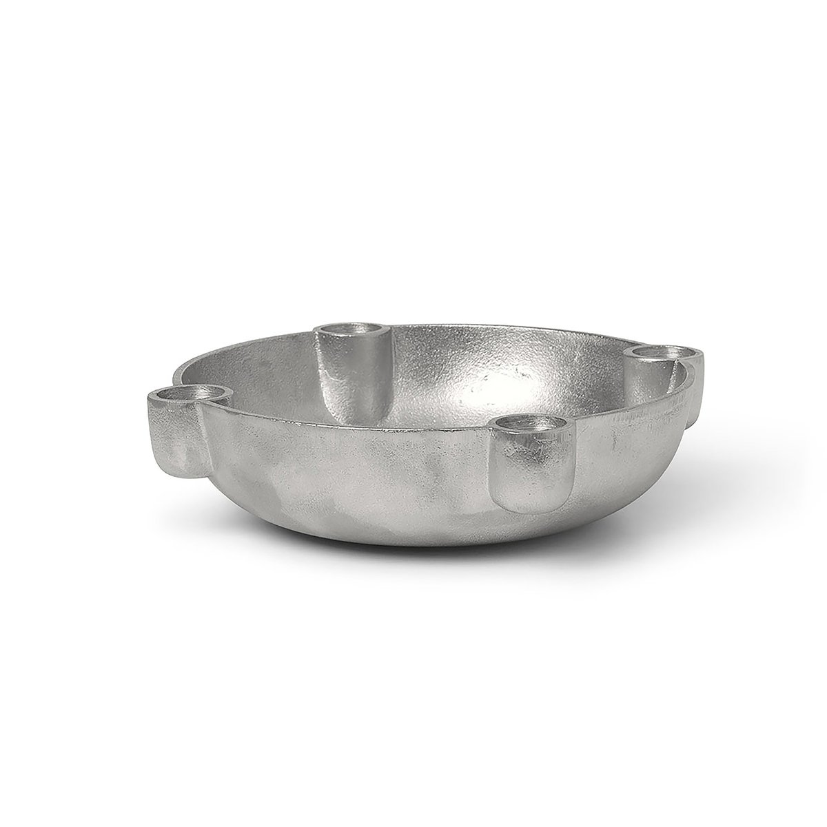 Bowl adventtikynttilänjalka medium Ø20 cm Aluminium