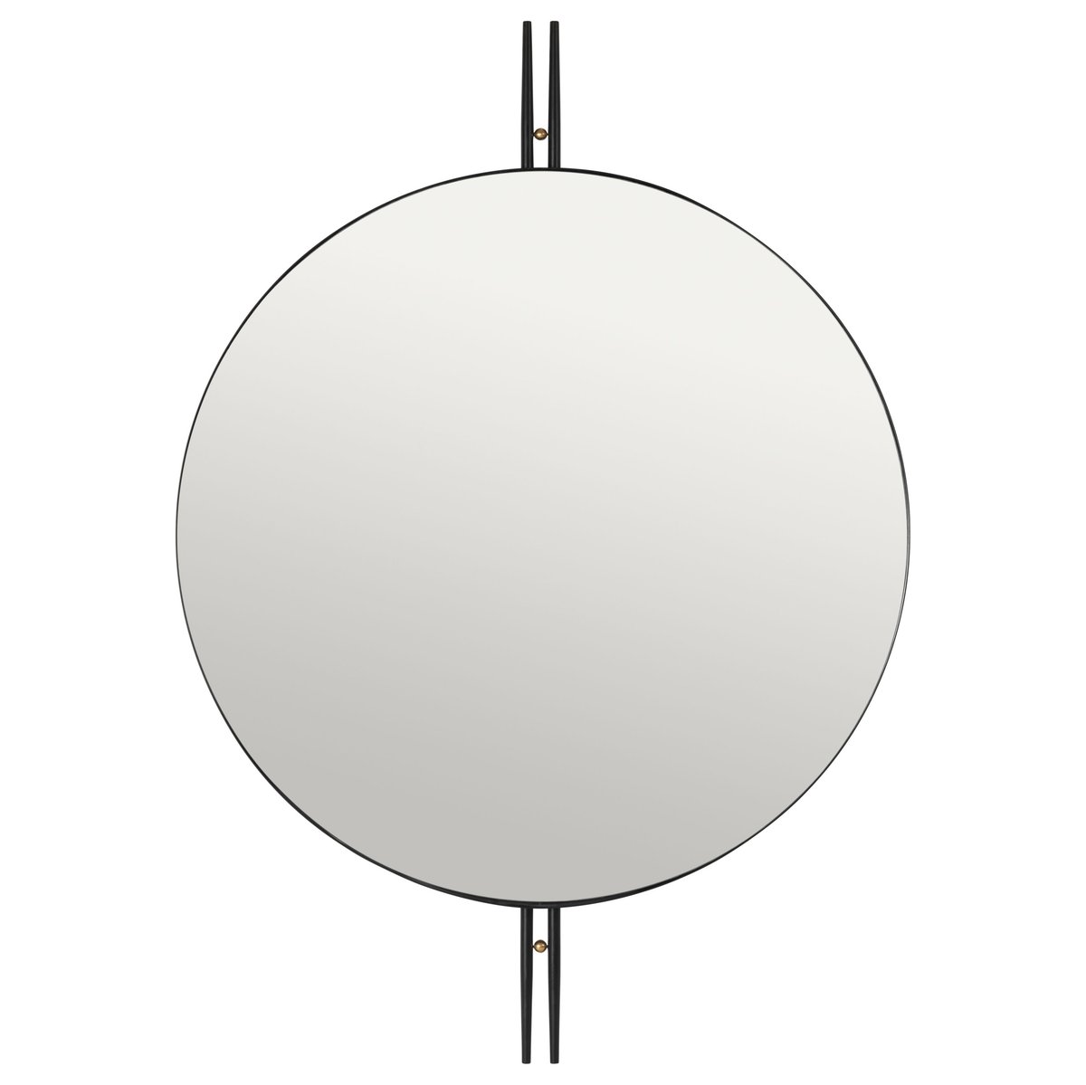IOI seinäpeili Ø 80 cm Musta