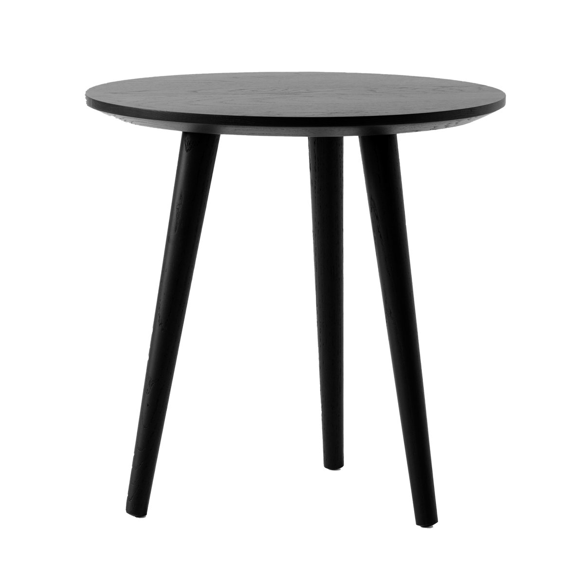 In Between -sohvapöytä SK13 Ø 48 cm Black lacquered oak