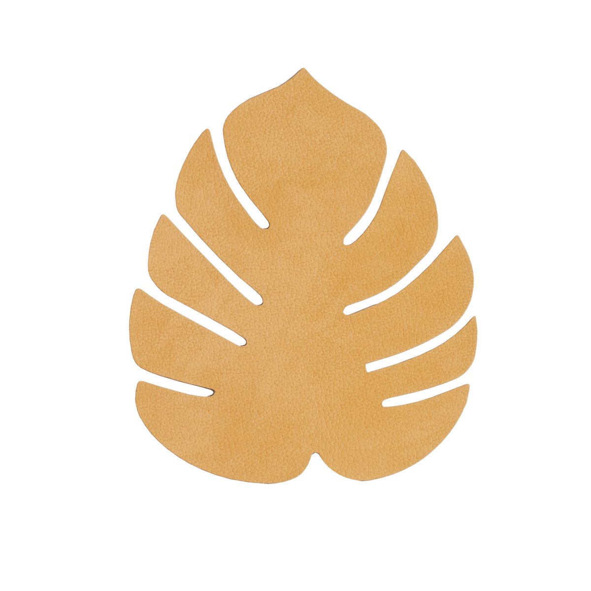 Monstera Leaf Nupo lasinalunen Burned curry