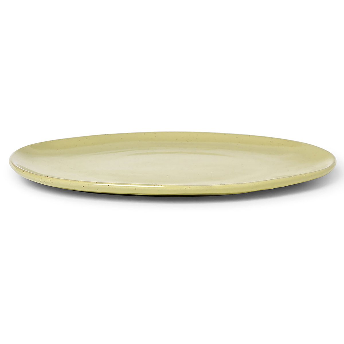 Flow lautanen 27 cm Yellow Speckle