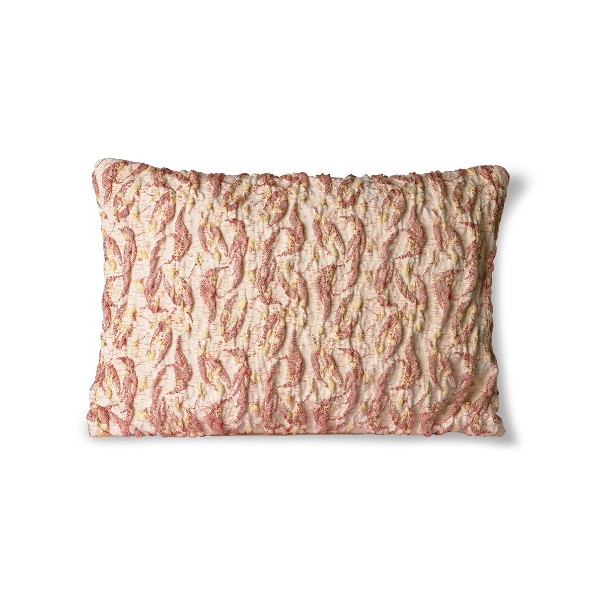 Floral tyyny 30x40 cm Burgundy-keltainen