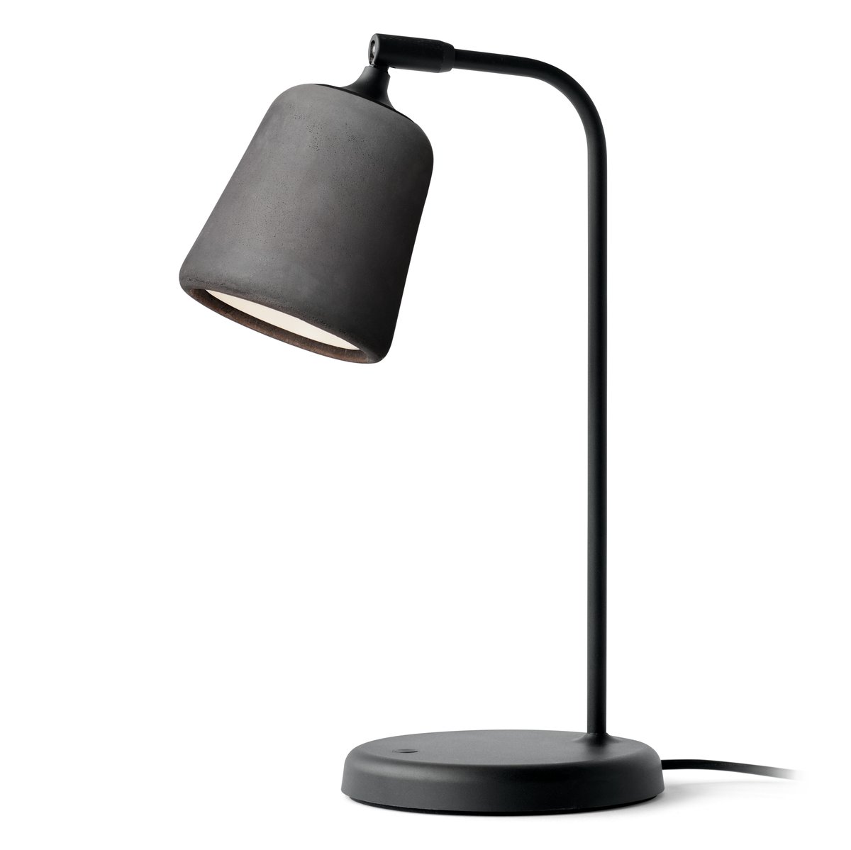 Materiaali pöytävalaisin Dark grey concrete