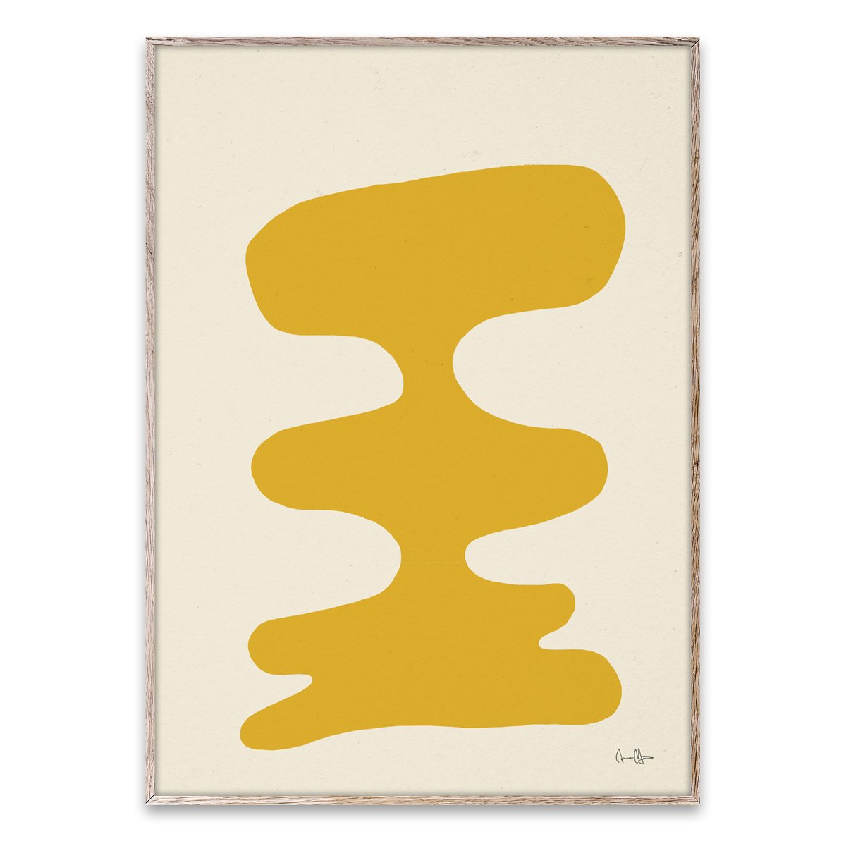 Soft Yellow -juliste 50x70 cm