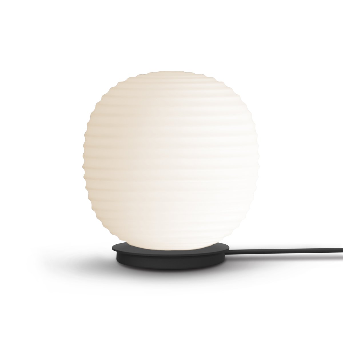 Lantern Globe -pöytävalaisin small Frosted white opal glass